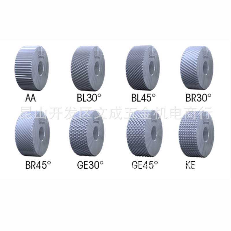 German ZEUS knurled wheel, single-wheel net knurled wheel, GV45 degrees, 15*6*4, P= 0.8HSS Application Scenario