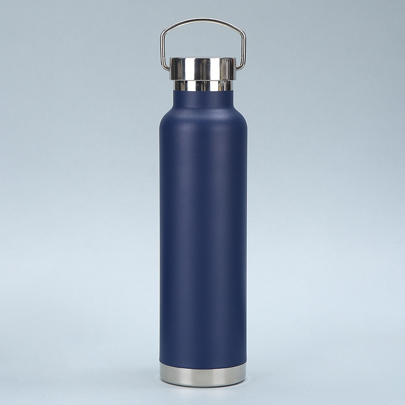 American-style large-mouth sports kettle, 304 double-layer stainless steel sports bottle, space kettle, outdoor sports insulated cup Specification drawing