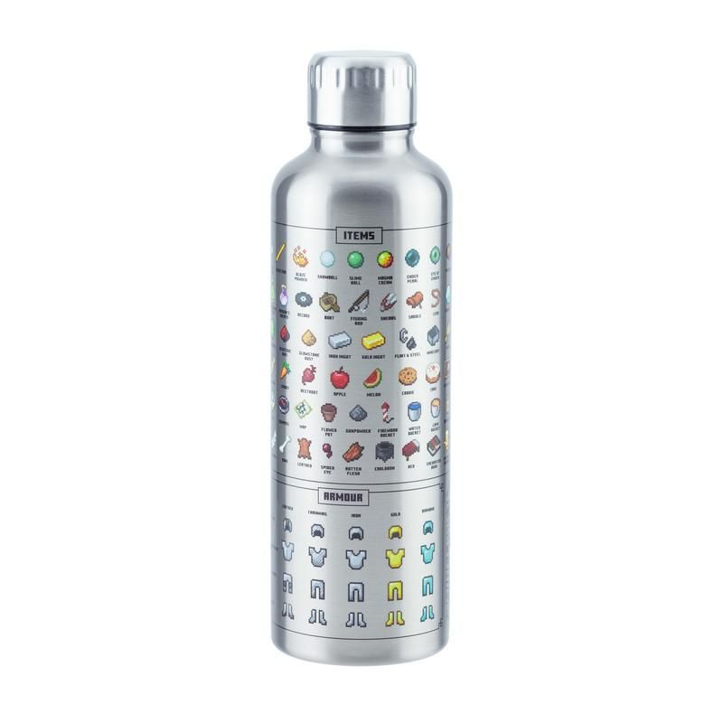 Minecraft game icon stainless steel insulated water bottle for children and students, anti-scald and heat-insulating sports travel cups Item Picture