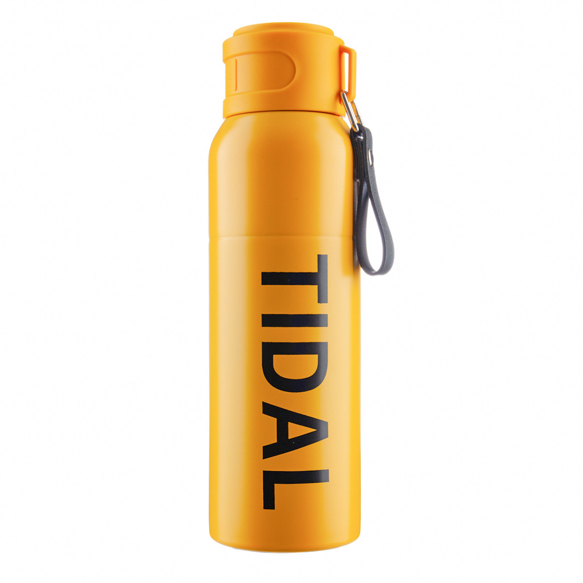 Cross-border double-layer vacuum insulated cup, car simple large-capacity water cup, portable handle cup for outdoor sports and travel Item Picture
