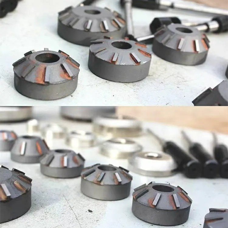 Valve seat reamer, single hard alloy valve reamer, diamond grinding wheel, boring cylinder, grinding shaft full figure