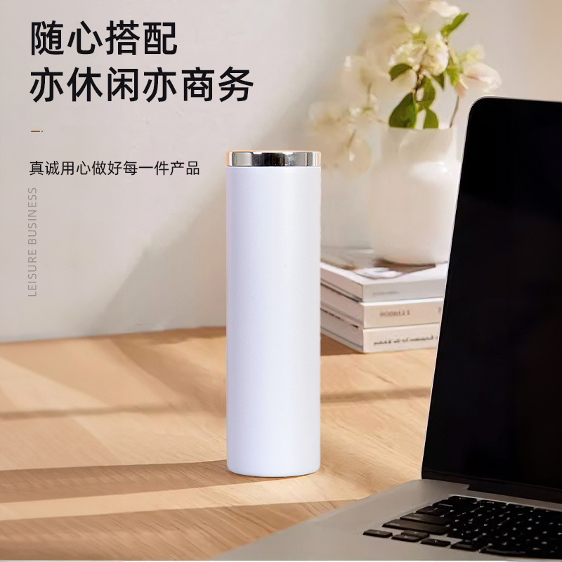 316 stainless steel business insulated cup, pure titanium inner liner, high-end gift cup, office car tea brewing cup, travel cup details Picture