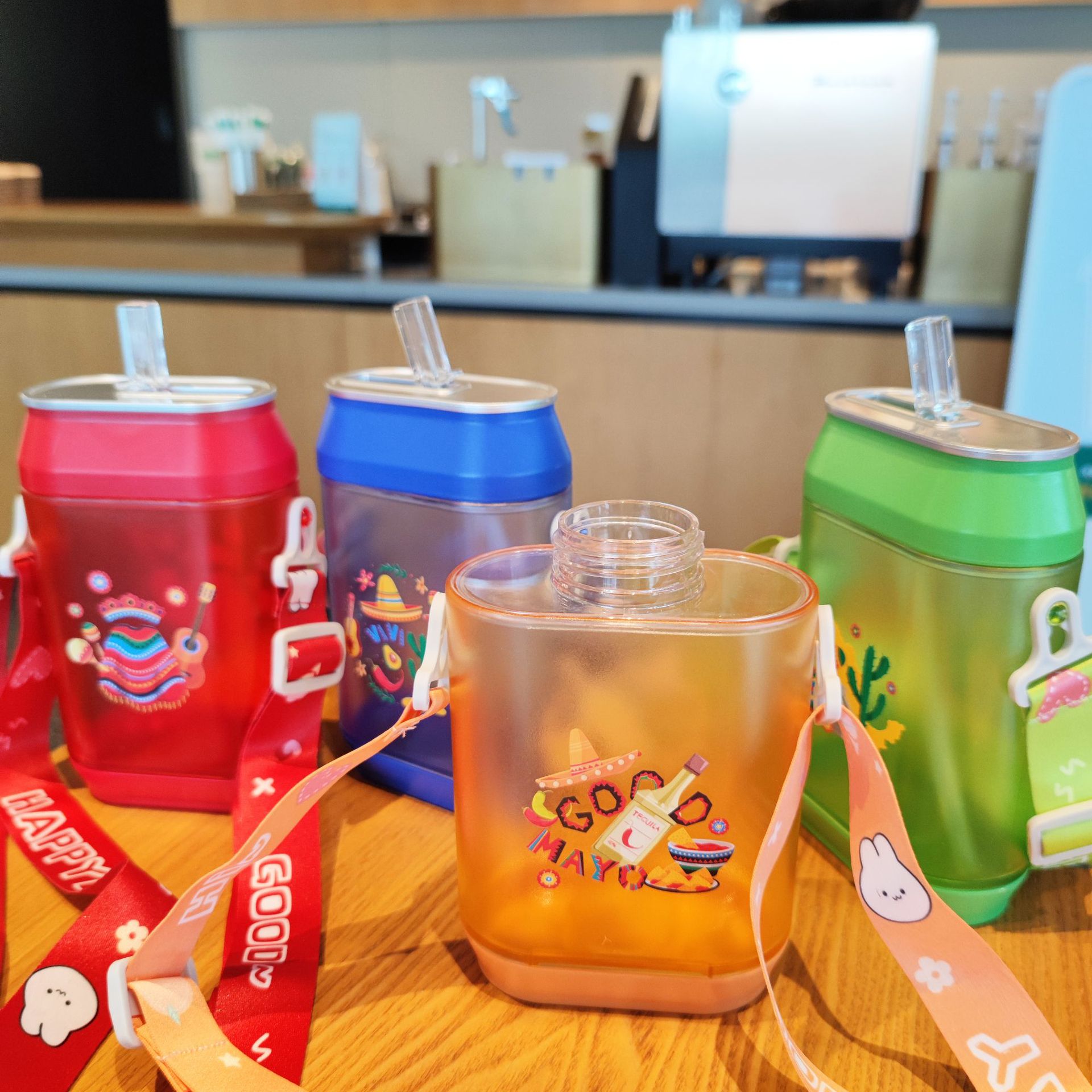 Factory direct sales, customized high appearance level UV color logo, European and American standard plastic water cups, OEM processing, advertising cups Specification drawing