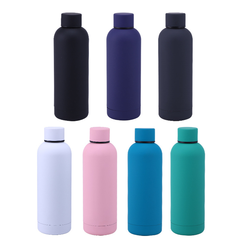 Cross-border in-stock American double-layer small-mouth bottle car export water cup, 304 stainless steel vacuum sports insulated water cup Item Picture