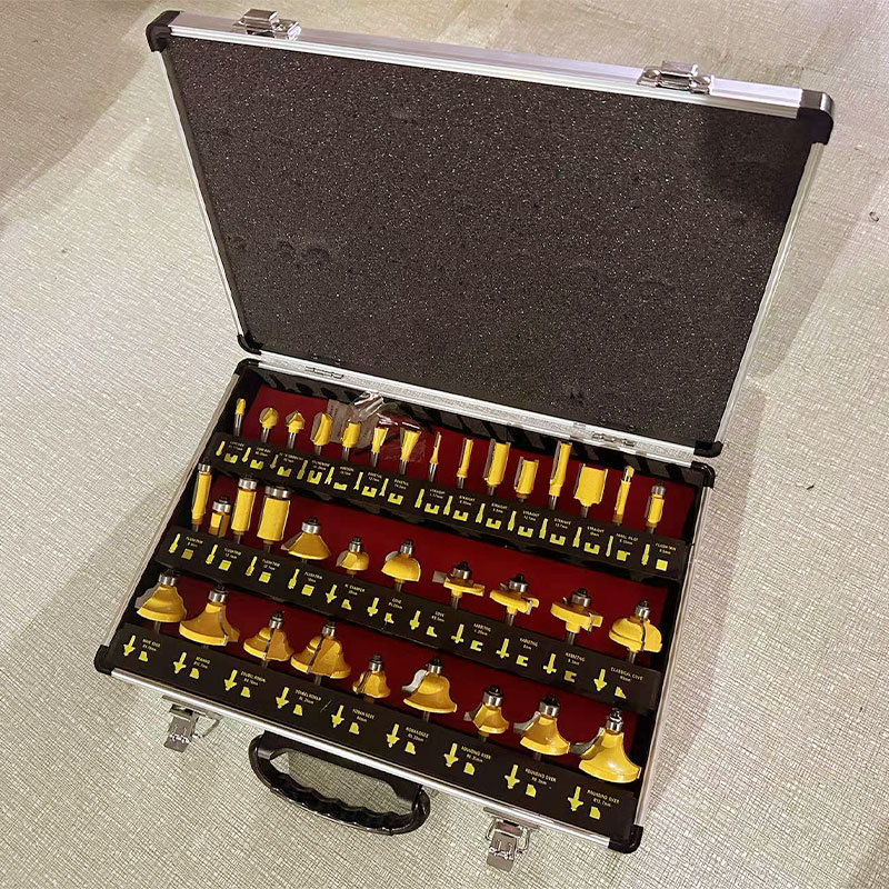 35-piece woodworking milling cutter sets are available in stock from the manufacturer for edge trimming machine woodworking milling cutter head sets Specification drawing