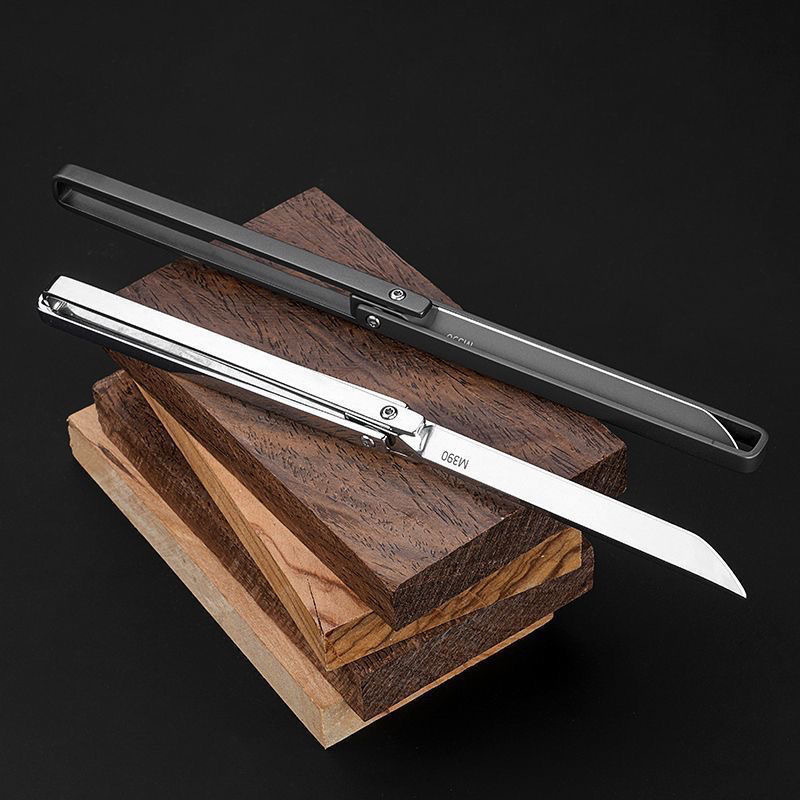 New outdoor knife, window-breaking survival knife, creative portable fruit knife, self-defense folding knife, mini mechanical knife details Picture