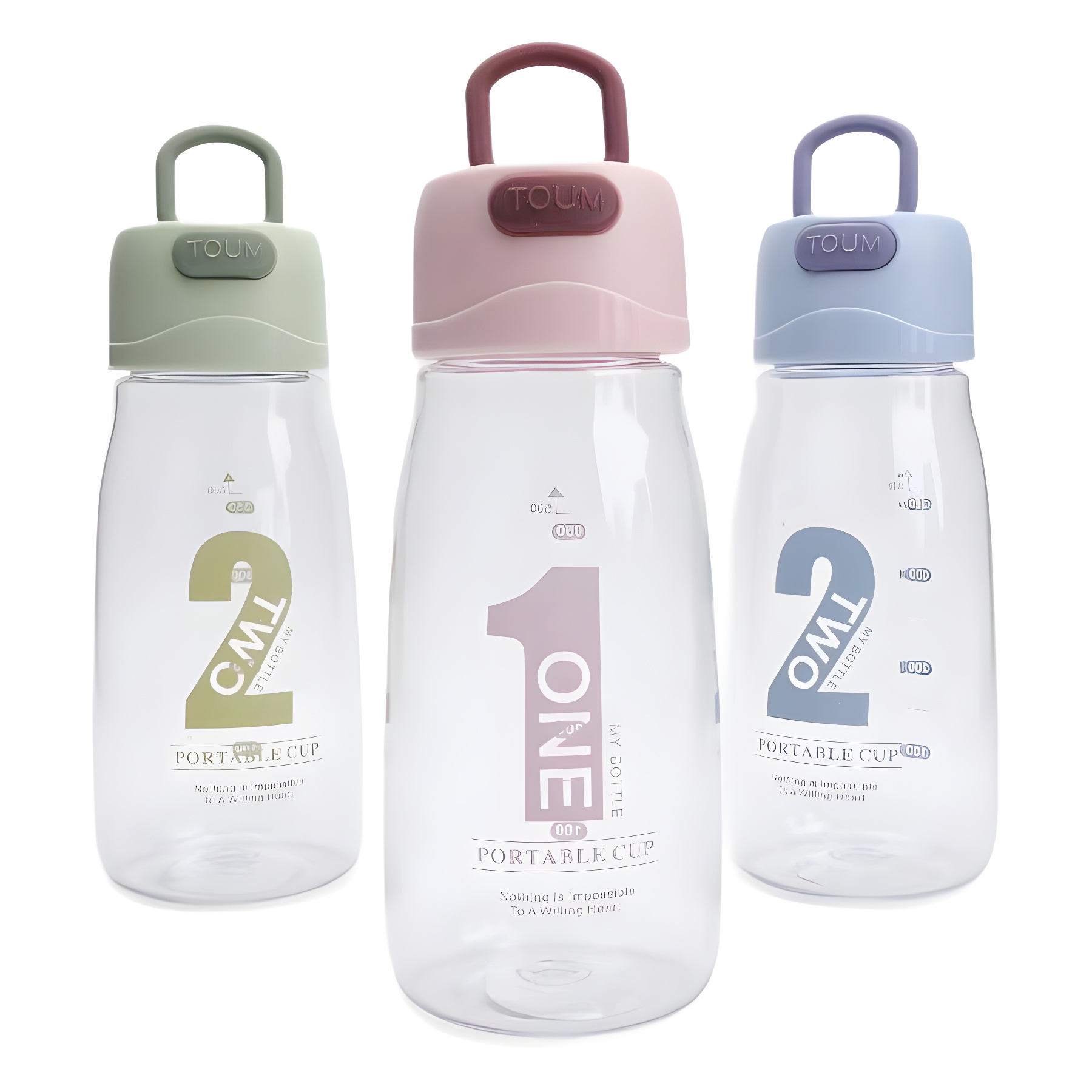 Duomei Duo Portable cups are durable, inexpensive, and shockproof. They are suitable for children, students, and women's outdoor use. They are small and portable plastic cups Item Picture