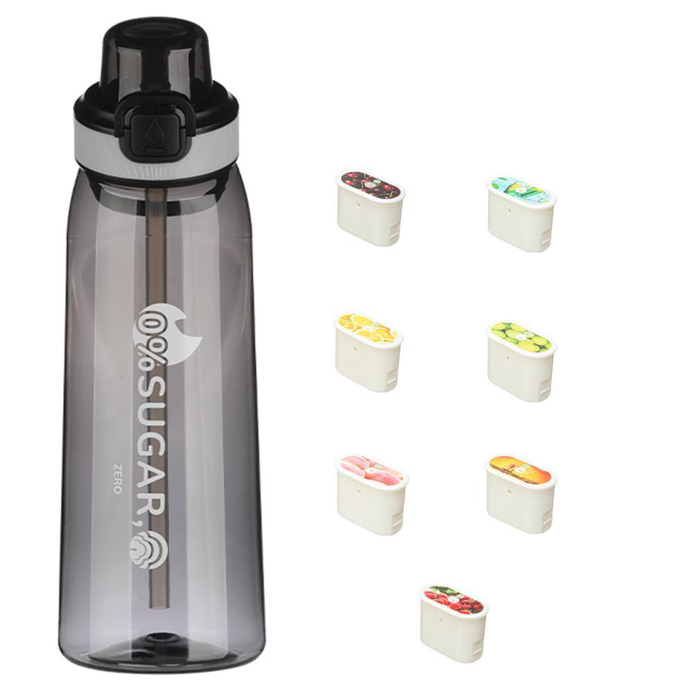 Playful ring water cup, straw, children and students, changing flavors, fruit flavors, multi-flavored, fragrant, fun bottles, water bottles and cups Specification drawing