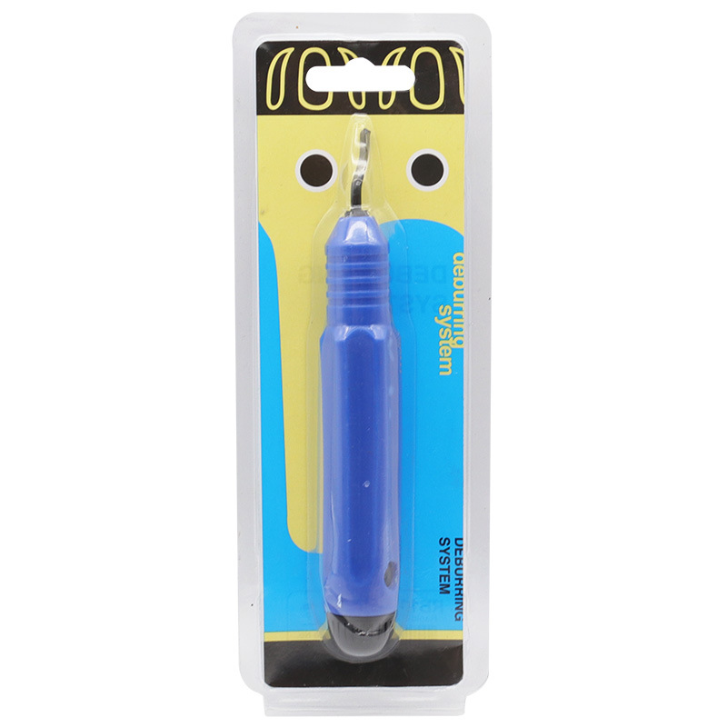 Use a deburring and trimming knife, a scraper trimming tool, a trimming knife handle, and a chamfering trimming tool to remove waste and burrs undefined