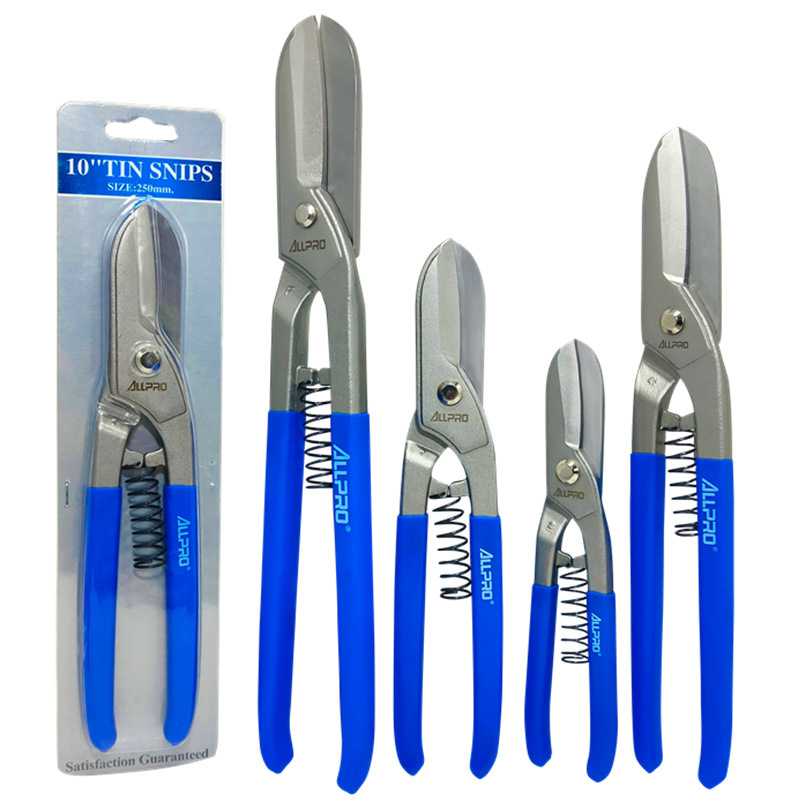 ALLPRO Apollo imported galvanized iron Scissors, Stainless steel Plate Scissors AP-01508 10 12 14-inch iron sheet scissors full figure