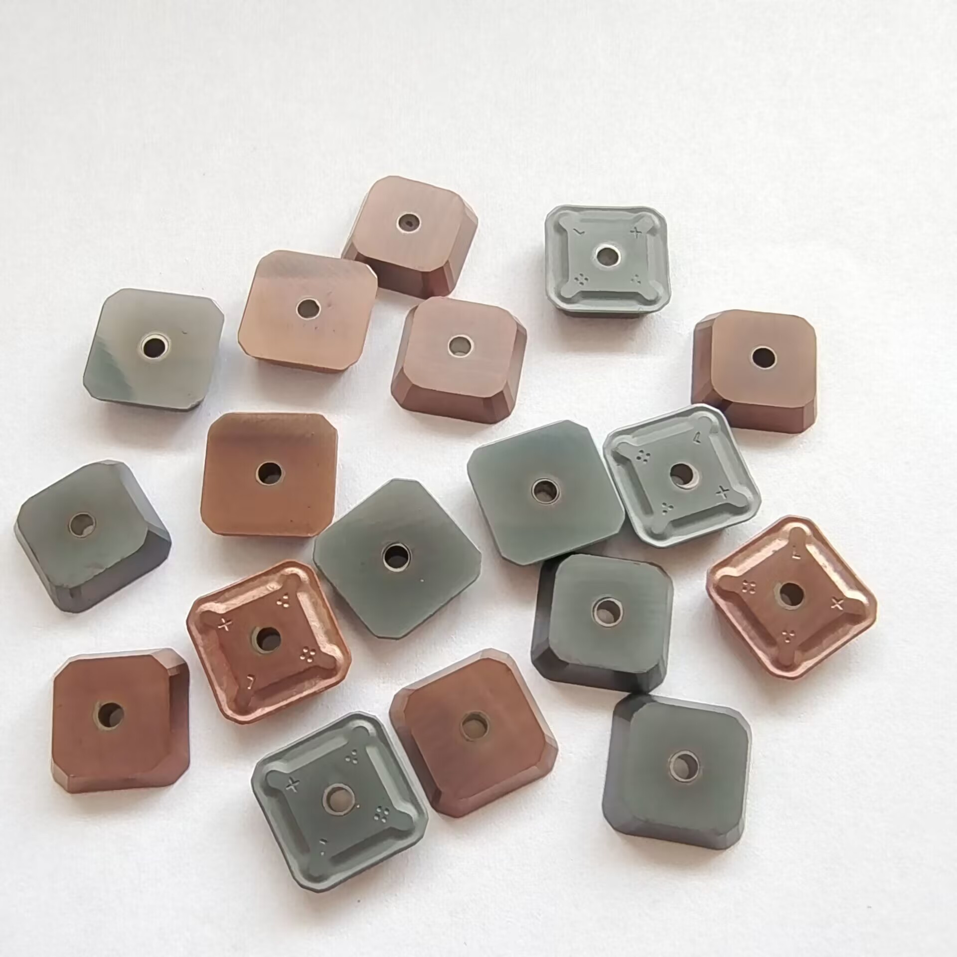 Double-head milling inserts sekn1203 slot type 45-degree stainless steel small square precision milling inserts tungsten steel alloy inserts details Picture
