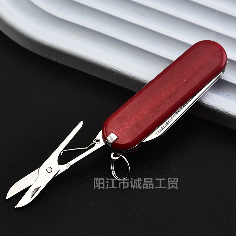 Sankai Knife, portable multi-functional folding knife for outdoor camping, scissors, multi-purpose folding gift knife wholesale Application Scenario