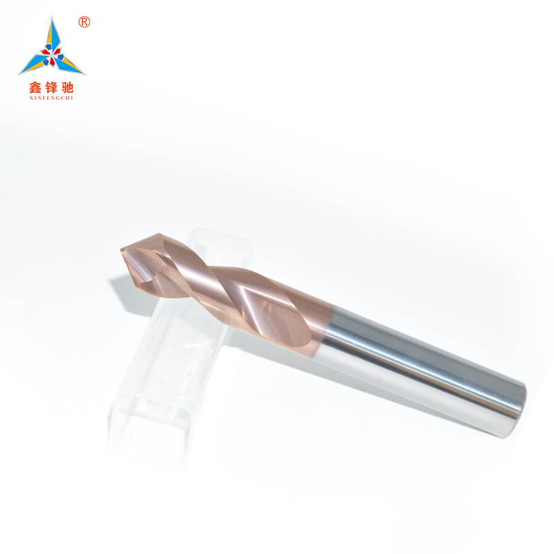 Fengchi 90° Steel and aluminum universal hard alloy fixed-point drilling, tungsten steel CNC chamfering drilling, CNC coated drilling Application Scenario