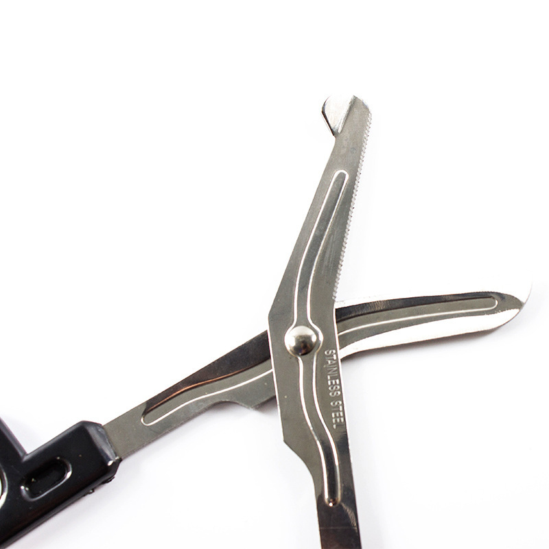 Shenzhen EMT scissors, gauze bandage scissors, elbow 19cm stainless steel scissors, brand new first aid scissors elbow Specification drawing