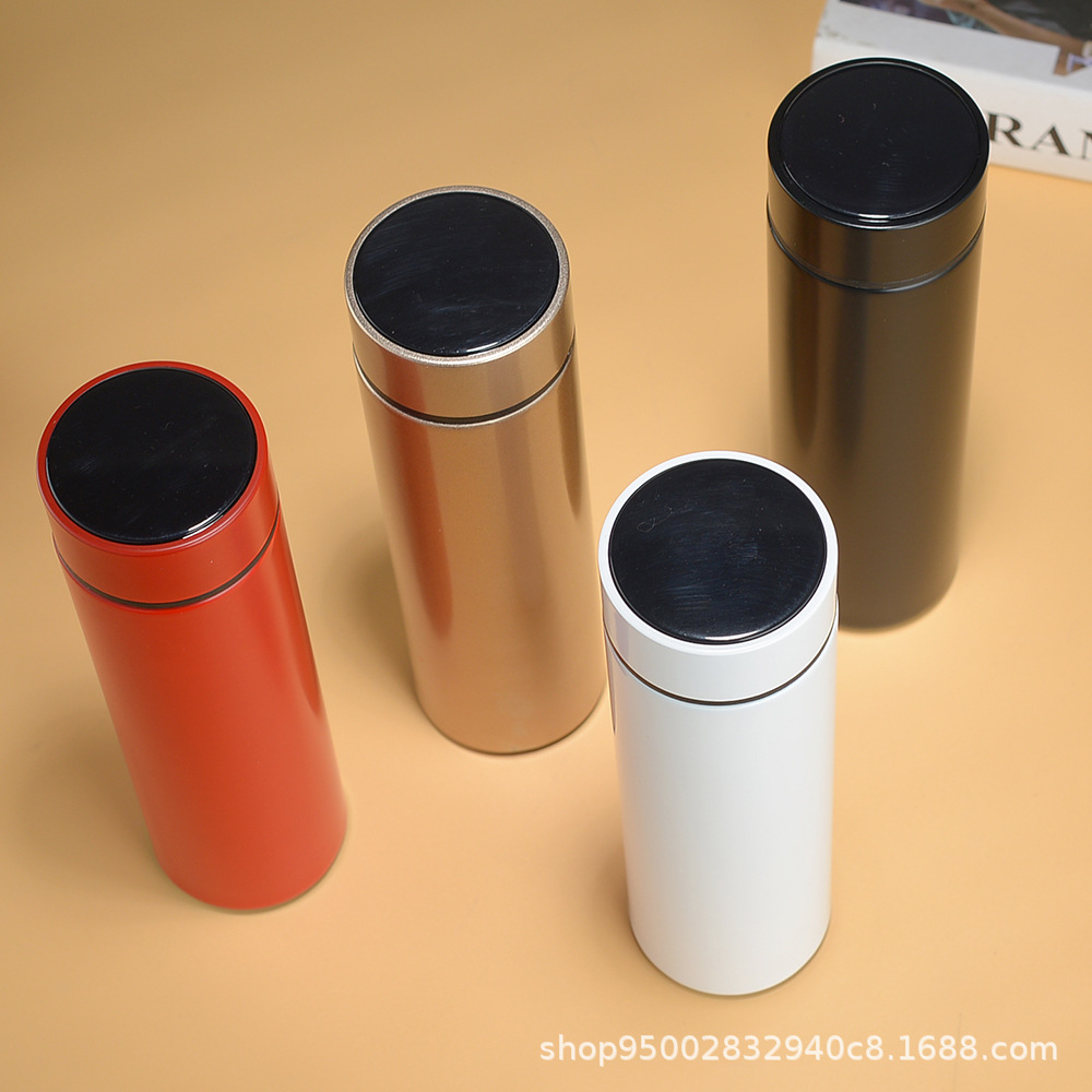 Factory direct sales: Business straight cups, insulated cups, classic business gifts, straight cups, stainless steel cups, casual office water cups details Picture