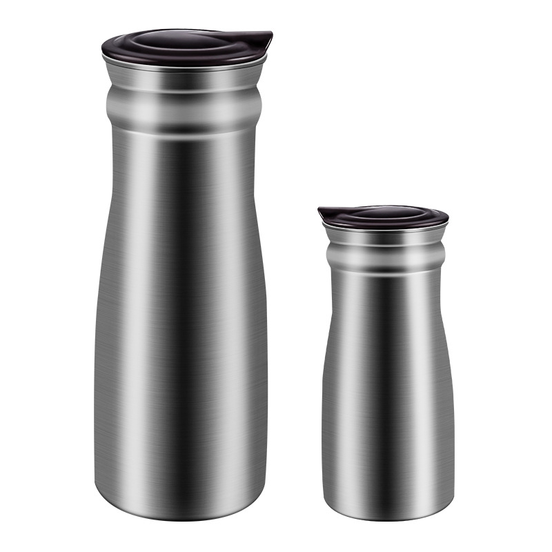 Single-layer 304 stainless steel sports water bottle, large-capacity cold water cup, outdoor water bottle, portable engraving and LOGO printing manufacturer Item Picture