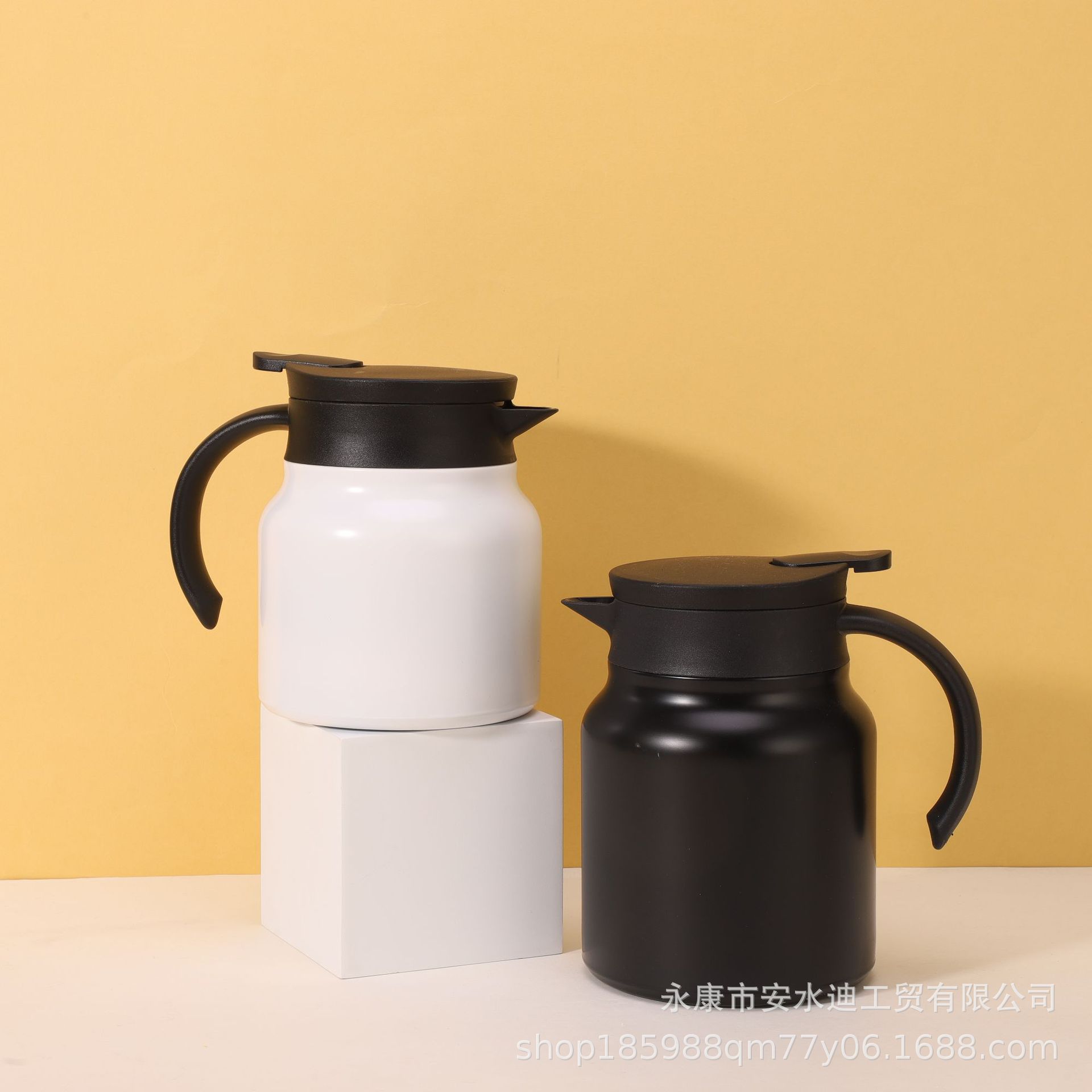 316 stainless steel stewed tea pot, large-capacity home and office tea brewing insulated pot, vacuum portable water bottle Specification drawing