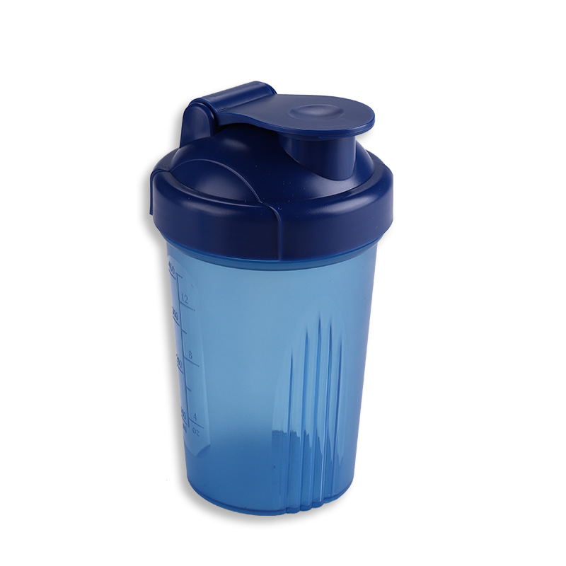 Shaker cup 400ml sports water cup wholesale plastic water cup Fitness milkshake mixing cup Protein powder shaker cup Item Picture