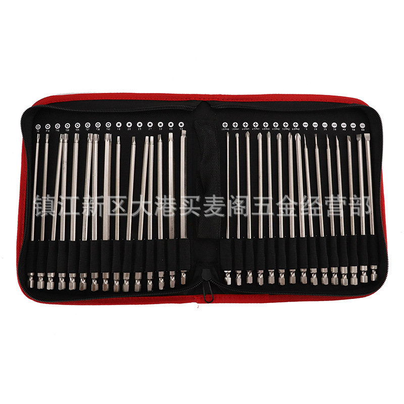 30PC screwdriver bit combination 100 150MS M2 material electric screwdriver bit, electric screwdriver screwdriver bit, air screwdriver bit details Picture