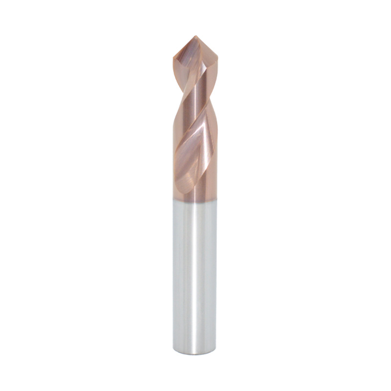 Fengchi 90° Steel and aluminum universal hard alloy fixed-point drilling, tungsten steel CNC chamfering drilling, CNC coated drilling Item Picture