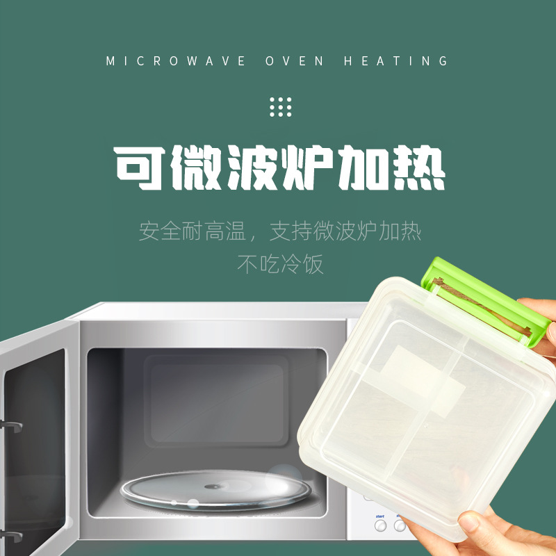 European and American cross-border double-layer sandwich box packaging box, lunch box, square bento, fruit light food, dessert, hamburger and snack box Application Scenario