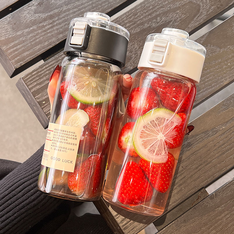 Water student sports tea cup, casual cup tea spacer, ins, high appearance level, simple tea brewing cup details Picture