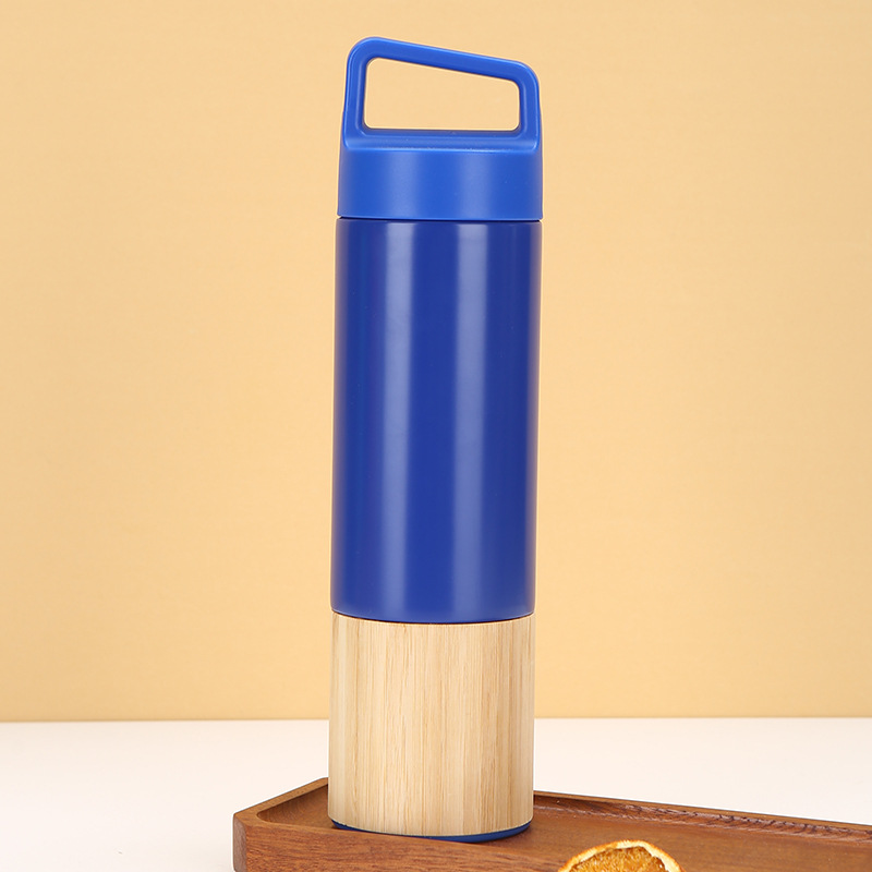New bamboo shell insulated cup, spliced bamboo shell insulated cup, creative bamboo shell cup, portable hand-held bamboo cup Specification drawing