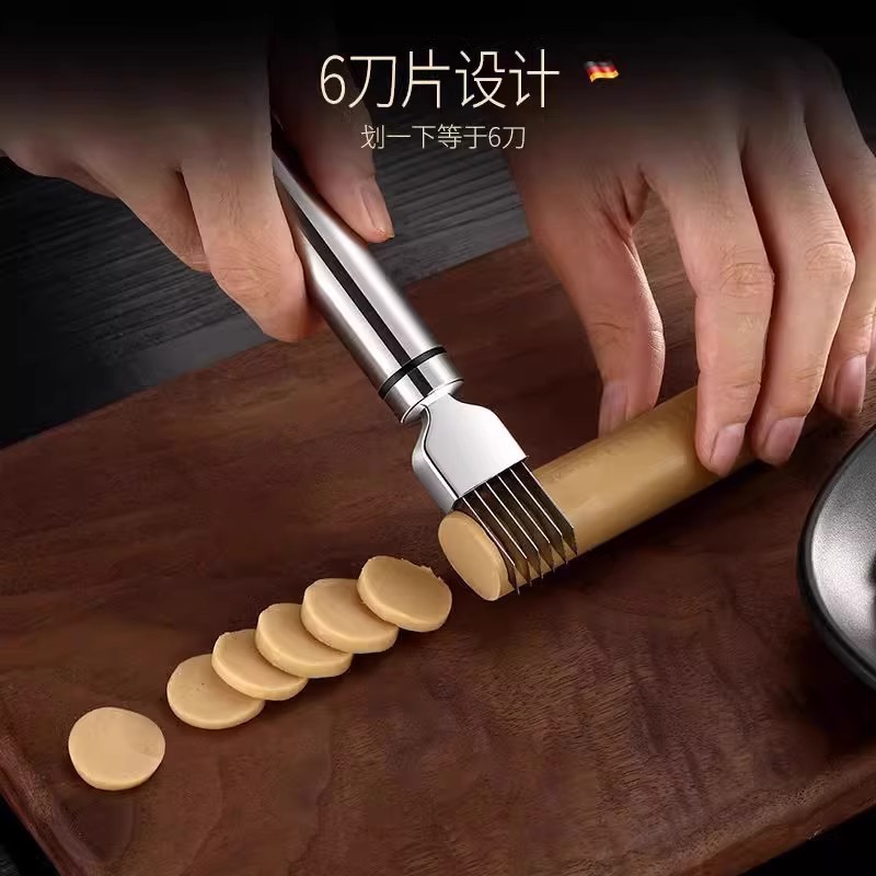 Stainless steel multi-functional scallion cutter, scallion shreds cutter, scallion flower and shreds cutter, stainless steel grater, kitchen small tools Specification drawing