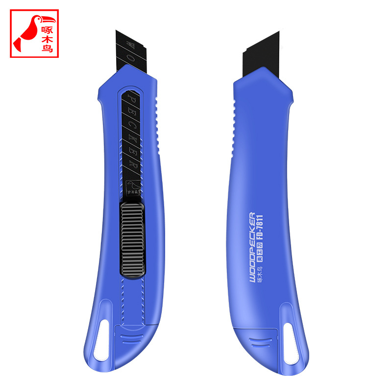Woodpecker Utility knife FD-7811, all-plastic utility knife, wallpaper knife, 18mm large knife frame, medium knife Item Picture