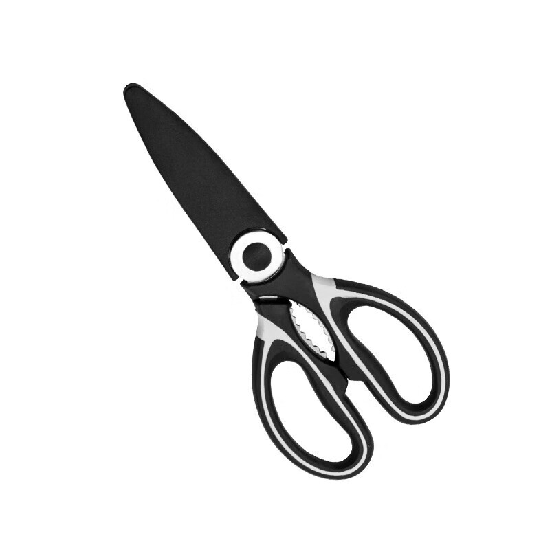Panda Scissors in stock: Household stainless steel kitchen scissors, multi-functional chicken bone scissors, barbecue scissors, and kitchen food scissors Item Picture