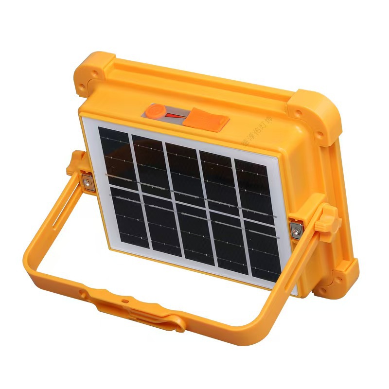 Solar-powered portable charging lamps, ultra-bright, multi-functional emergency mobile outdoor convenient stall night market lamps, cross-border wholesale Item Picture