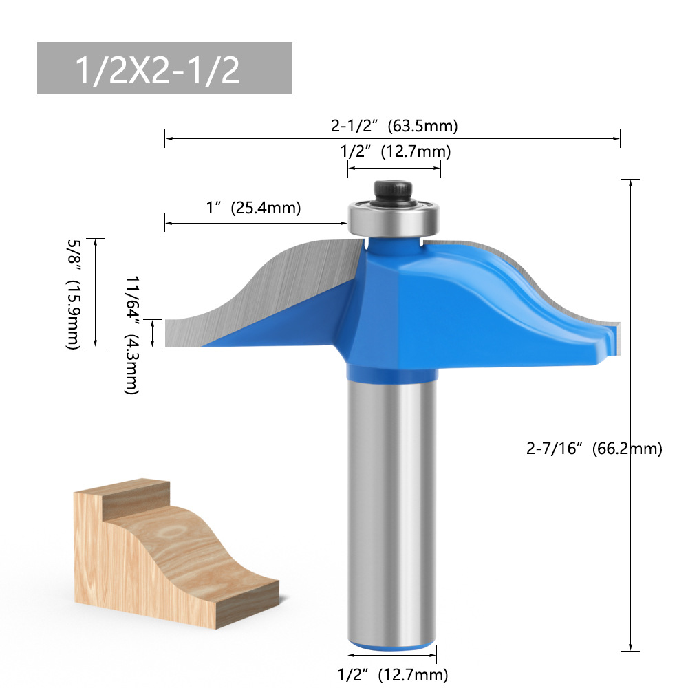 1/2 Large household Ximen board knife, blue thin cabinet board knife, woodworking milling cutter, household Ximen door panel knife, engraving knife undefined