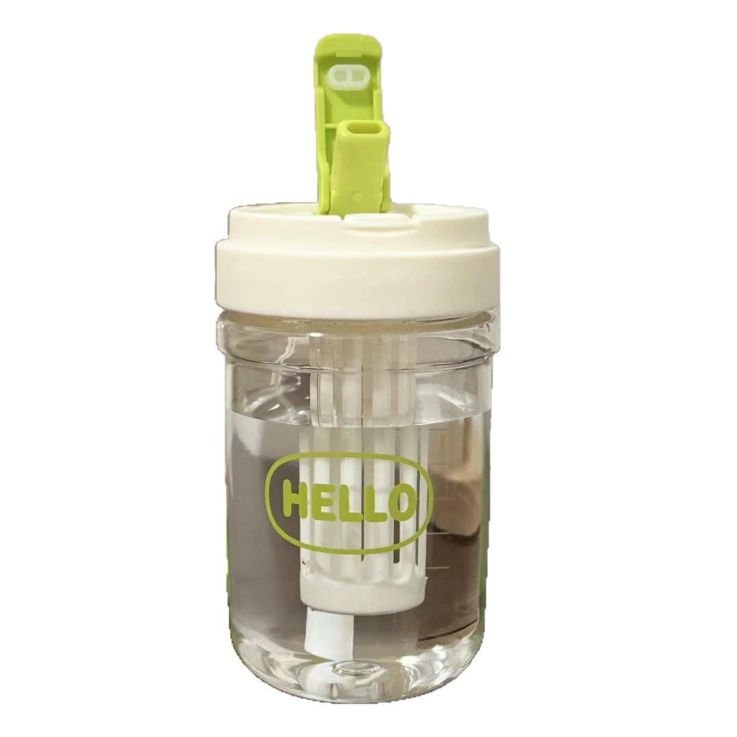 New portable coffee water cup for summer outings, tea and water separation dual drinking cup, men's and women's tea cup for work Item Picture