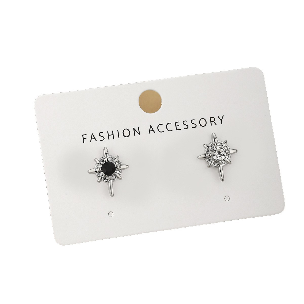 Hexagram 925 sterling silver needle stud earrings for men and women, ins trendy boys' earrings, elegant design, high-end feel, cold style earrings Item Picture
