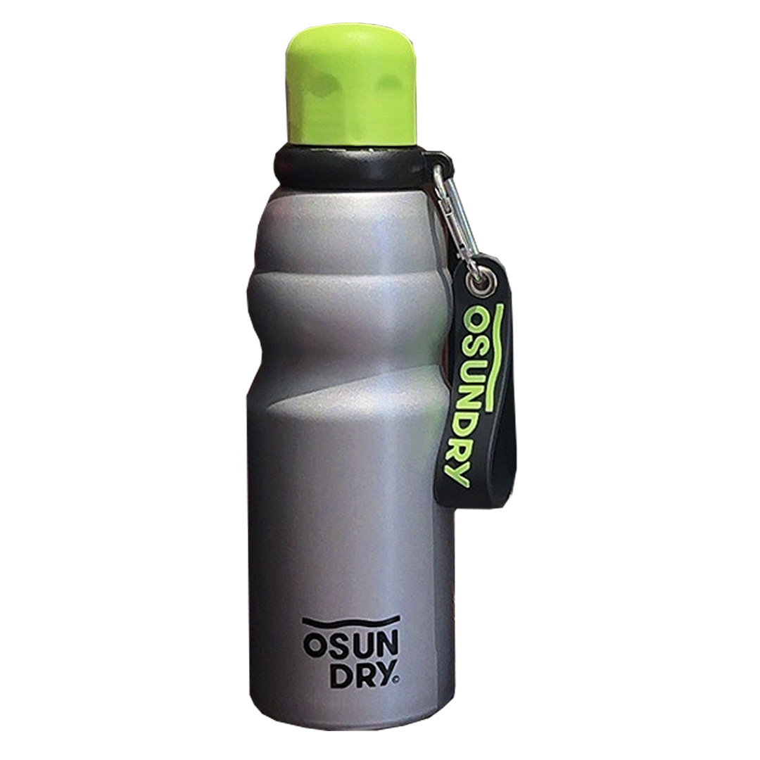Simple and sporty stainless steel water cup, fashionable and individual fitness water bottle, direct drinking, large-capacity outdoor portable insulated cup Item Picture