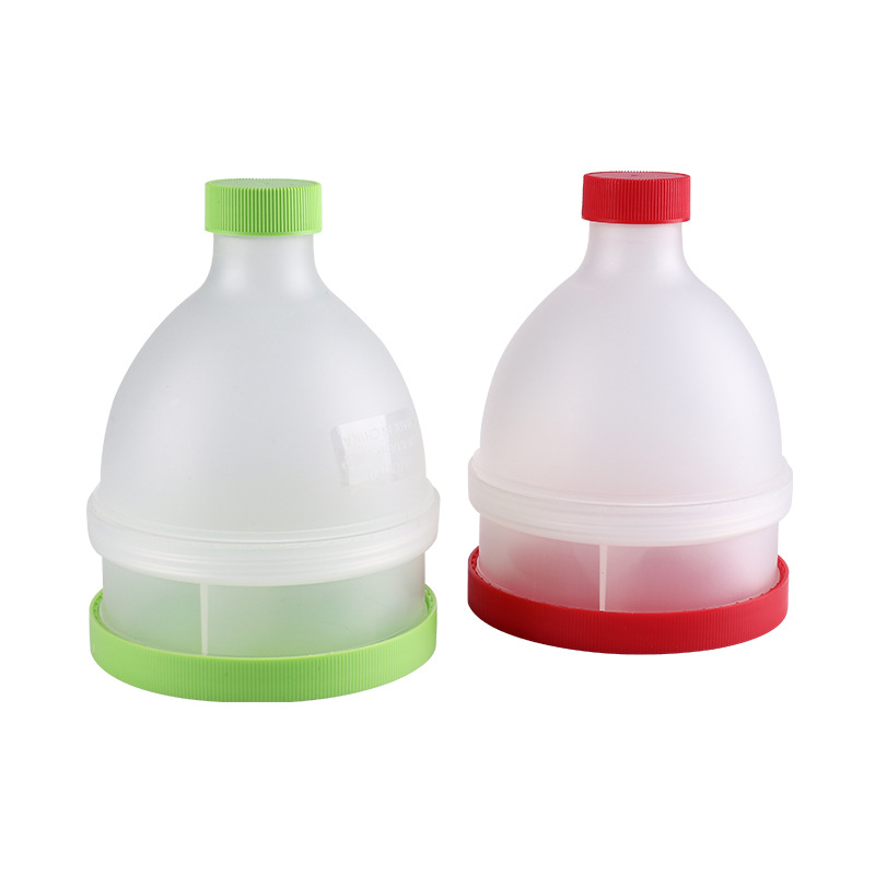 Portable protein powder box for outdoor sports and fitness, milkshake protein powder cup, round protein powder funnel Item Picture