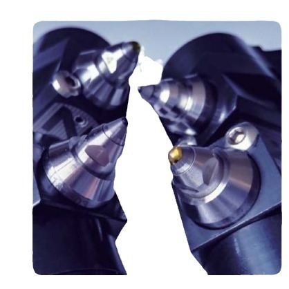 ZOROLL mirror surface polishing knife and outer circle extrusion knife from ZOROLL are used for processing metal surface finish to Ra0.1 Item Picture