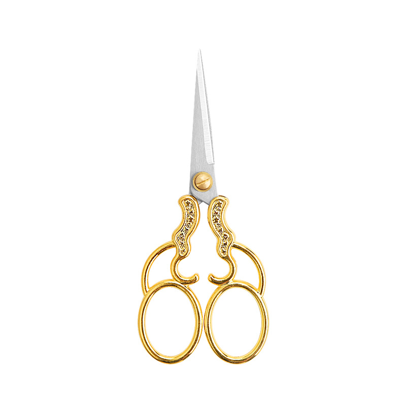 Lin Tai's vintage scissors, stainless steel paper-cutting, embroidery scissors, DIY handcrafted pointed scissors, gift alloy small scissors Item Picture