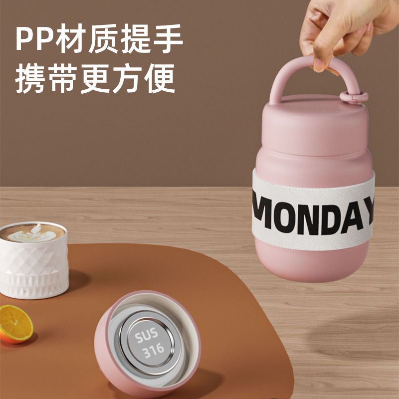 Xiaoxiang Feng Shui Cup, 316 stainless steel insulated cup for women, Coffee Cup, Portable double-layer brewed cup gift box for office workers Application Scenario