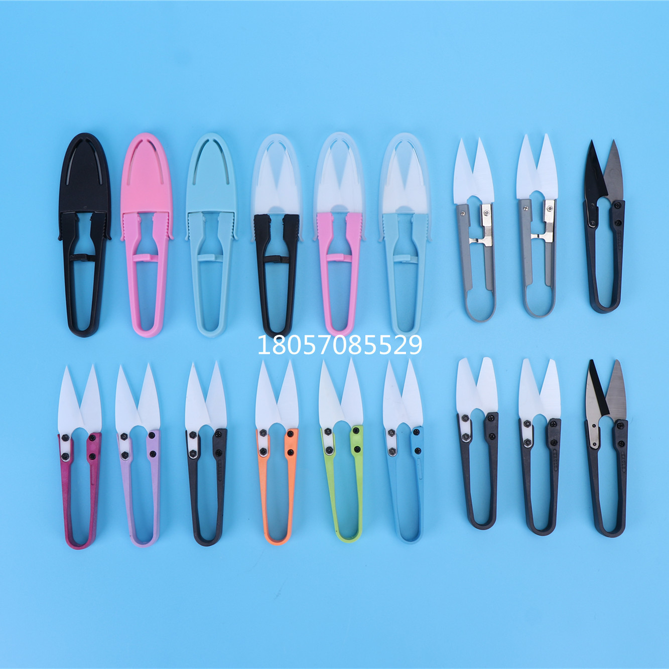 Ceramic U-shaped yarn shears, spring yarn shears, cross-stitch U-shaped shears manufacturers offer a variety of options to choose from full figure