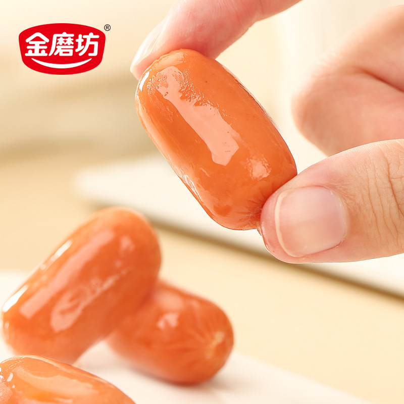 Spicy casual sausage snacks, mini meat jujube 2-piece sausage, small package of corn sausage, thumb sausage, zero food details Picture
