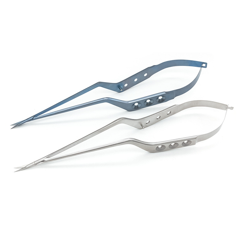 Stainless steel gun-shaped shears, micro-shears, titanium alloy straight head and curved head gun-shaped brain shears, surgical and neurosurgical instruments Item Picture