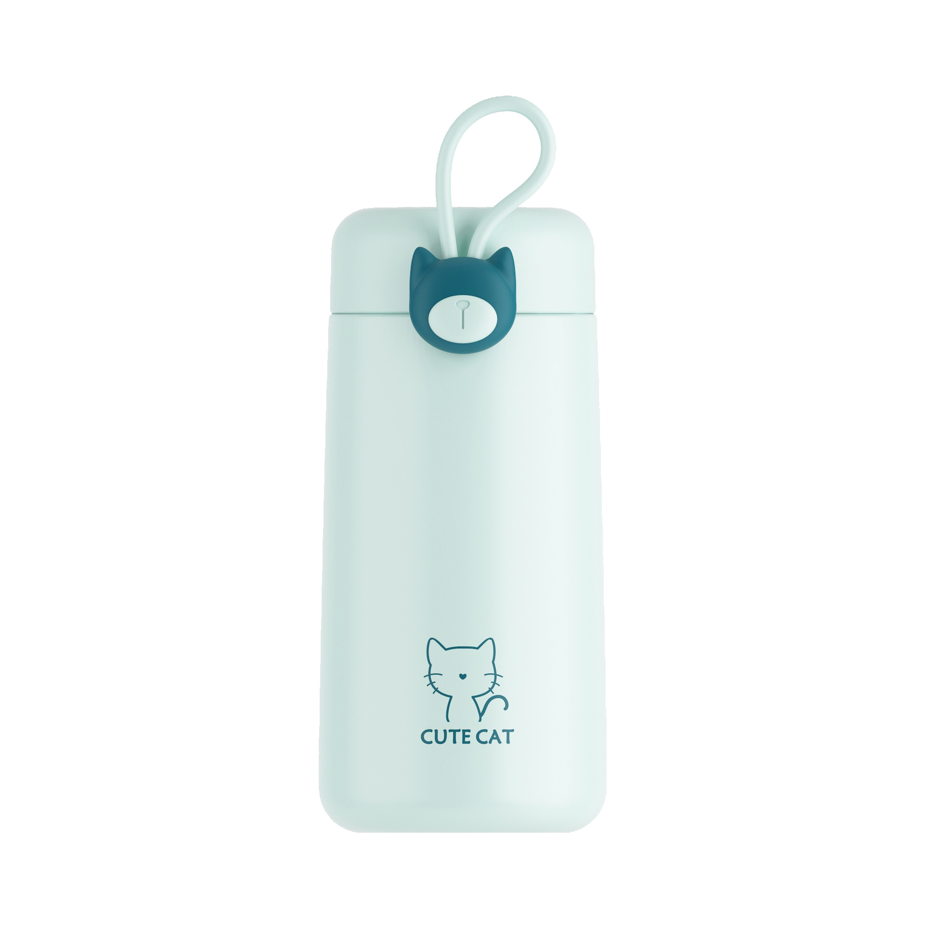 Aikesi Cute and simple Aimeng insulated Cup 304 stainless steel cartoon cute portable Korean version sports water cup Item Picture