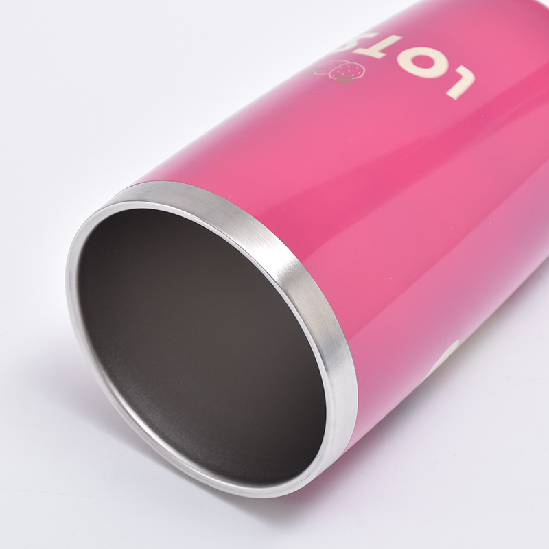 The popular stainless steel straws with high appearance level strawberry bear insulated cup, heat and cold preservation coffee cup, office insulated cup Application Scenario