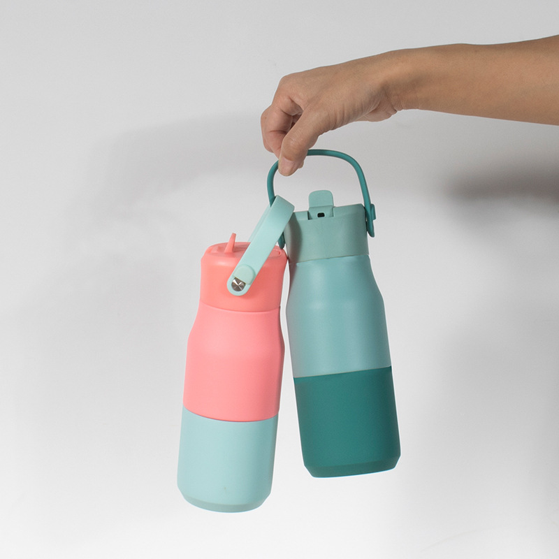 Hot-selling private mold new detachable handle insulated cup, straw cup, ice king cup, 304 stainless steel insulated cup details Picture