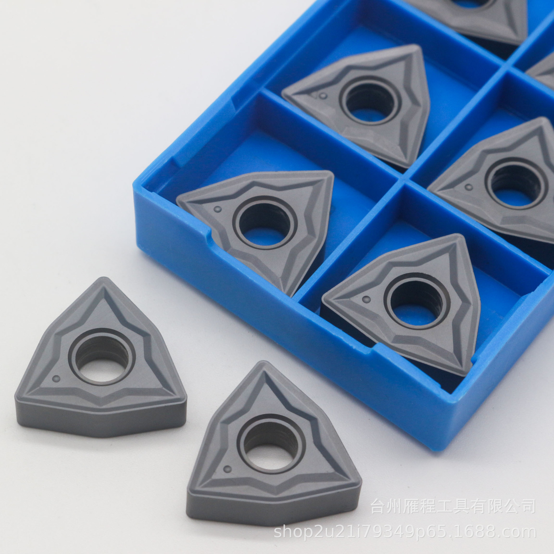 Cross-border foreign trade CNC lathe inserts WNMG080408-NN high-hardness steel parts with hard alloy coating full figure