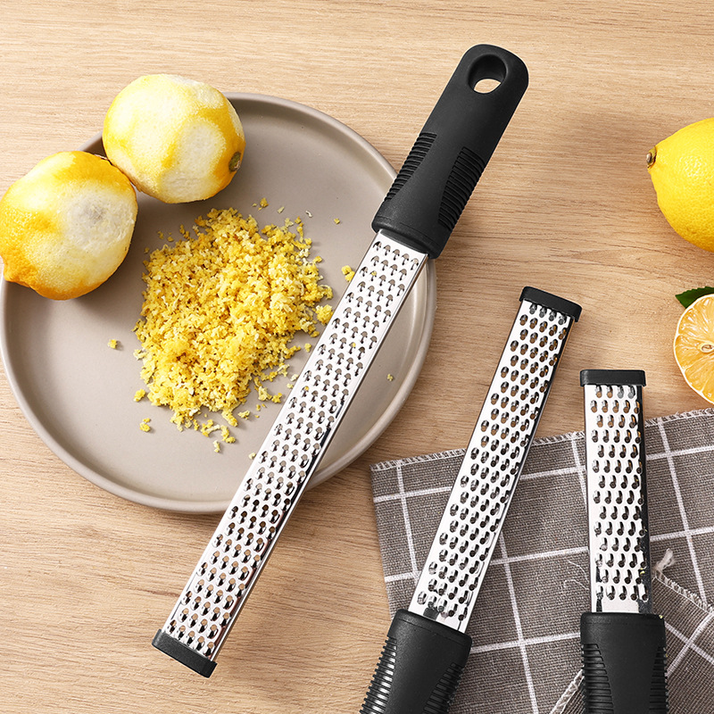 Stainless steel lemon cheese grater for home kitchen, multi-functional cheese and fruit grater, factory wholesale in stock details Picture