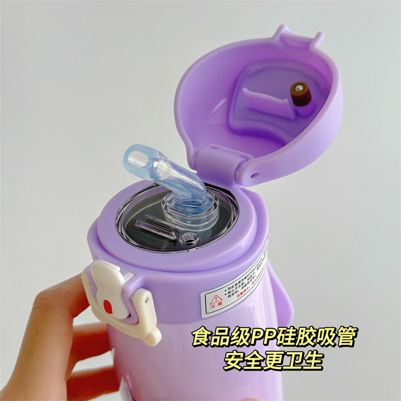 Wholesale of Yongkang smart temperature-showing student insulated cups, cartoon cute portable children's water cups, bouncing visual straw cups Application Scenario