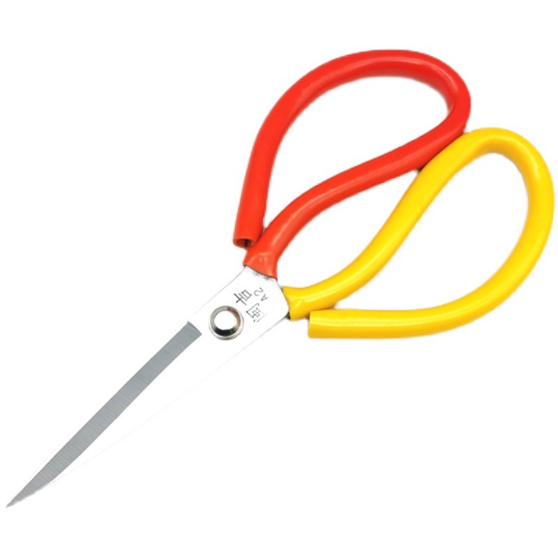 Wholesale industrial manganese steel anti-rust scissors factory household tailor leather large scissors for killing chickens and fish high hardness sharp Item Picture