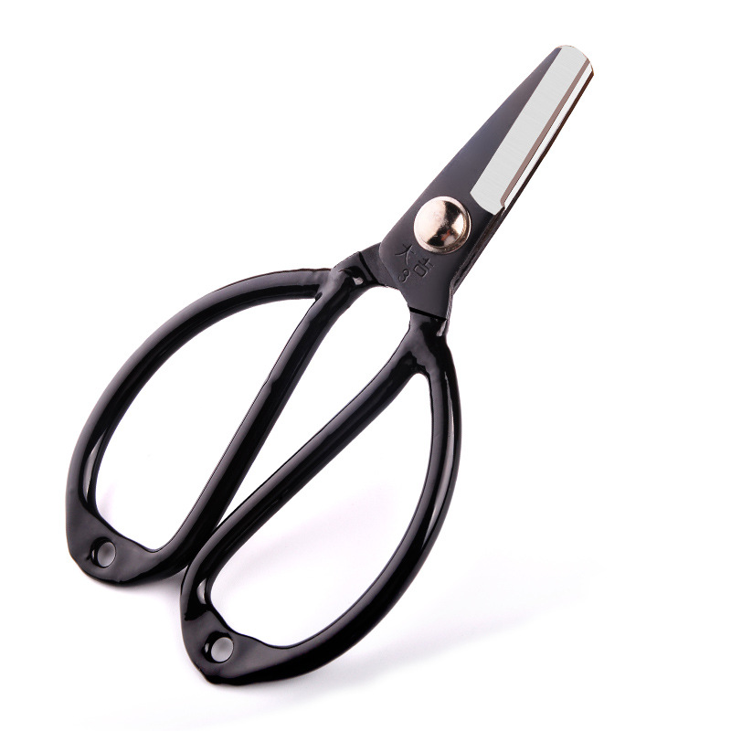 Factory direct sales of Daji prison scissors, safety round-head scissors, household flat-head prison scissors, high-carbon steel casing scissors Item Picture